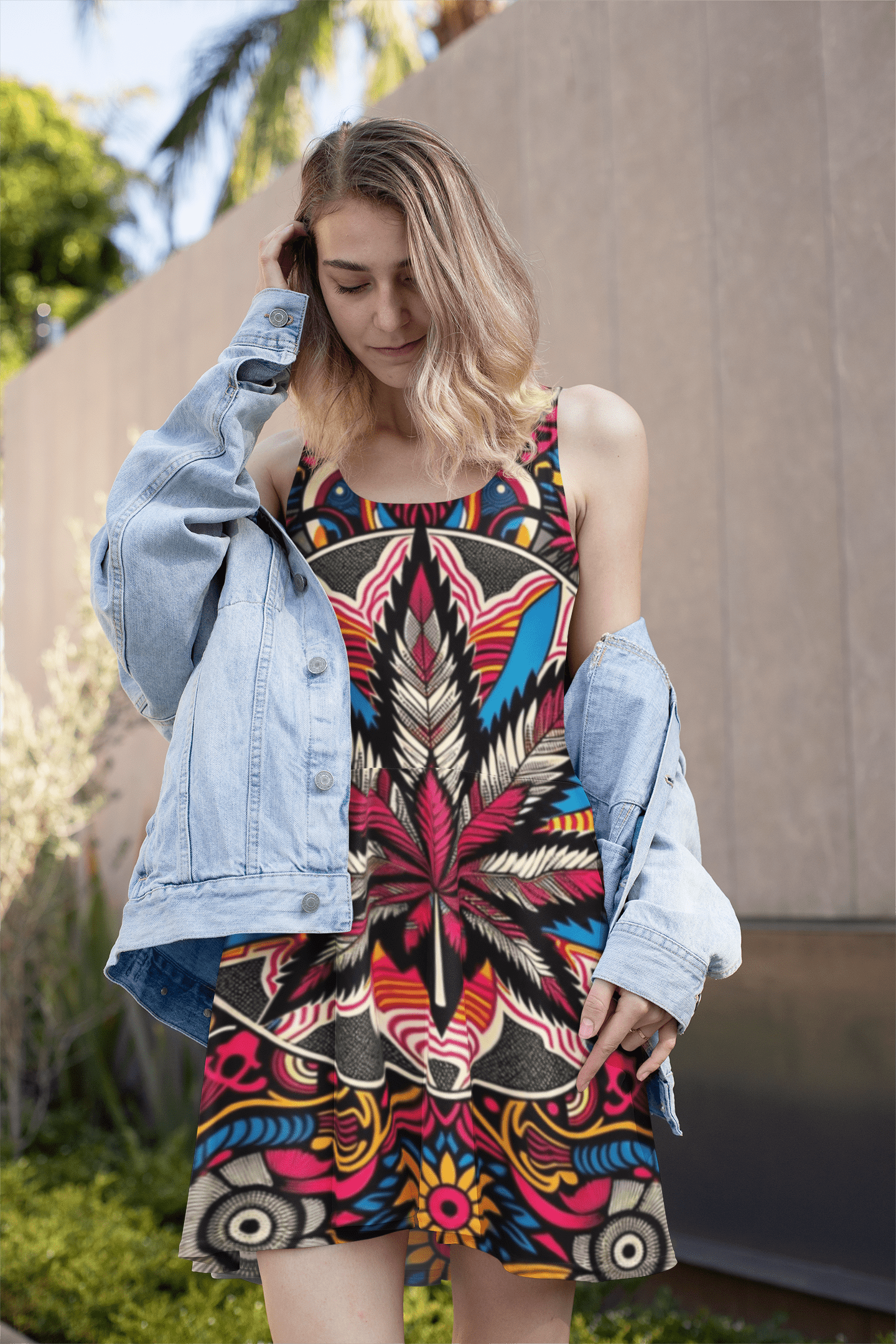 Batik Bliss Skater Dress skater dress