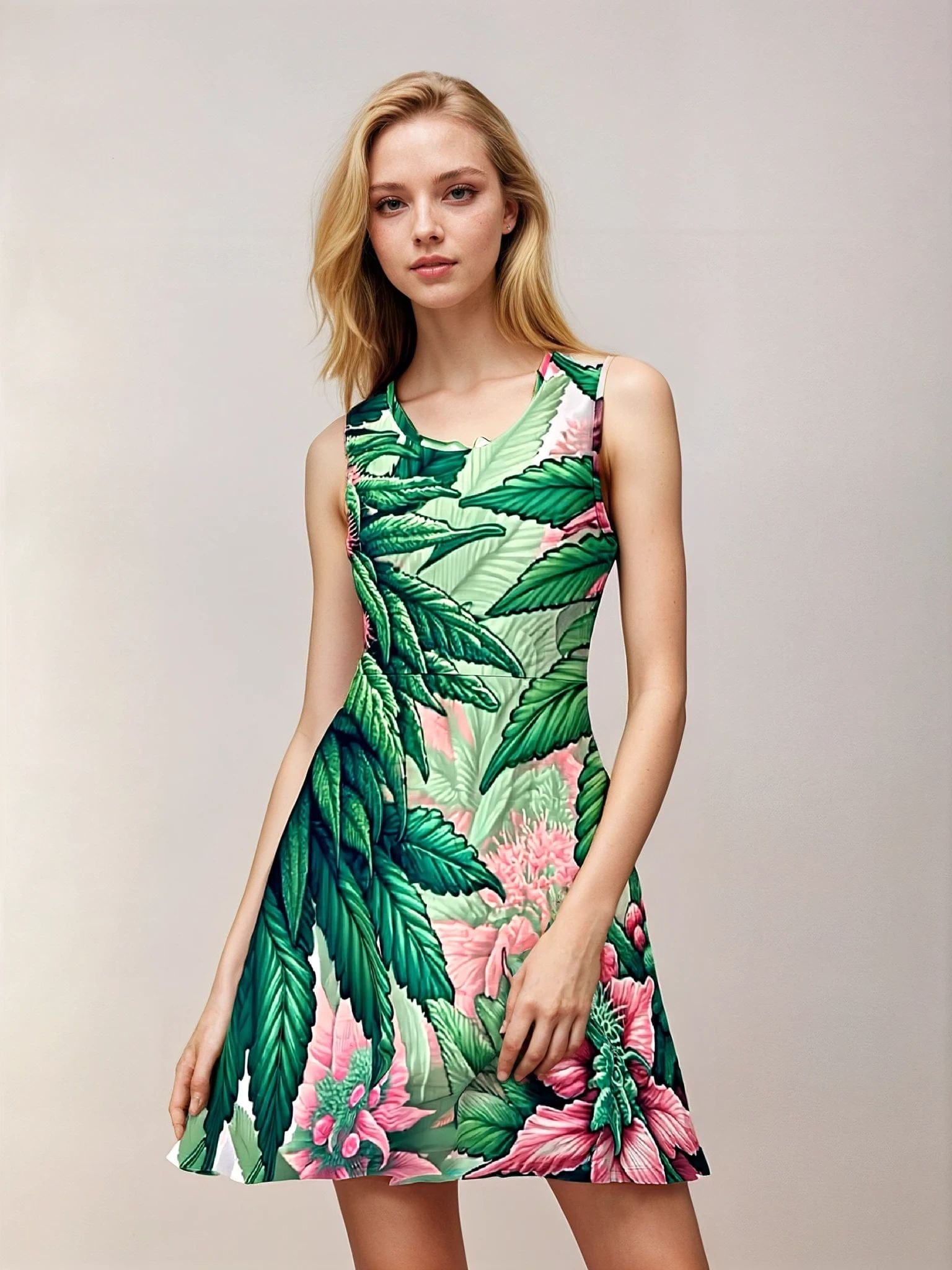 Pink Haze Skater Dress skater dress