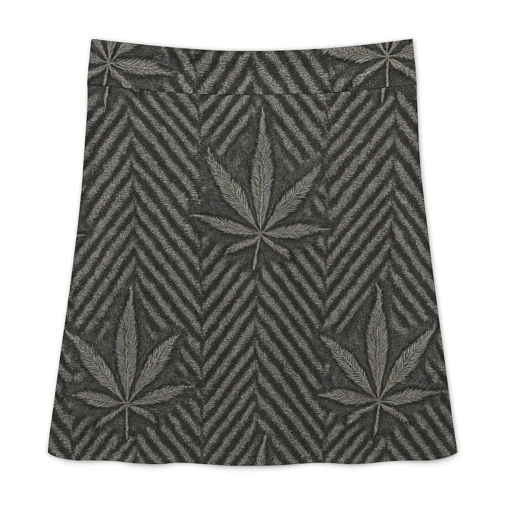Herringbone A Skirt skirt