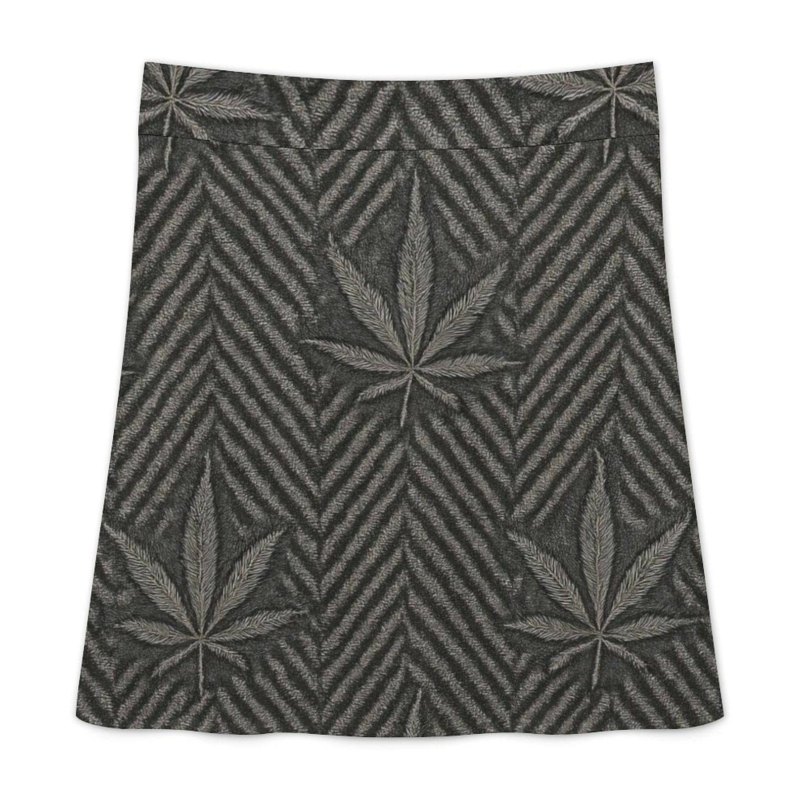 Herringbone A Skirt skirt