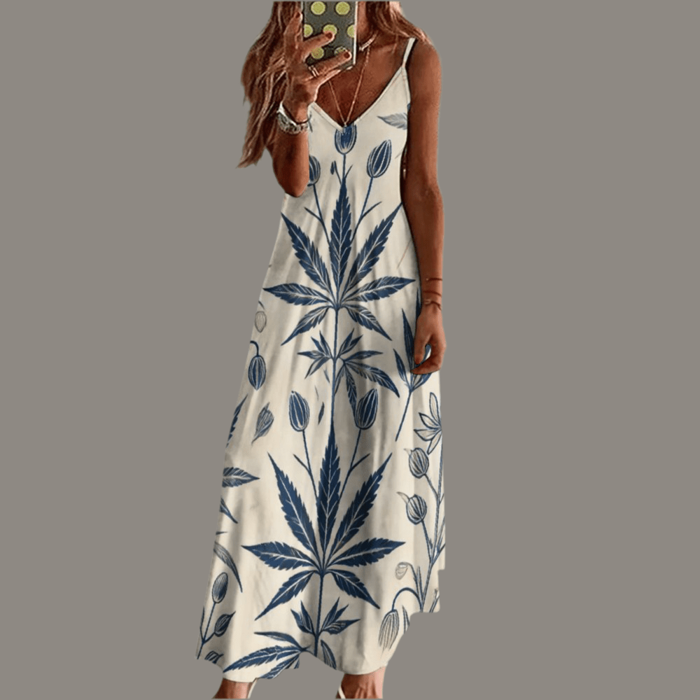 Soft Sativa Long Sleeveless Dress