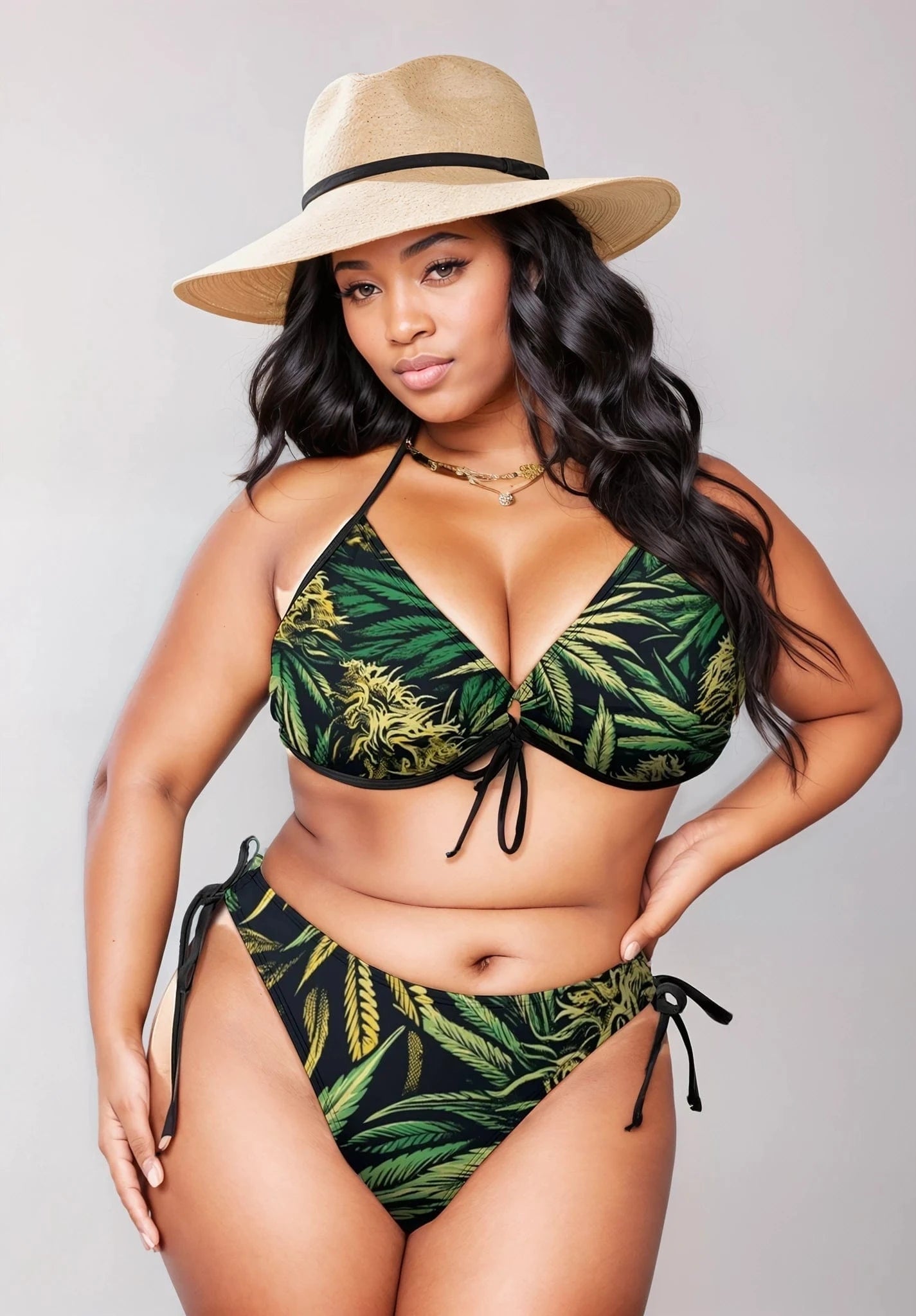 Big Bud Plus Size String Bikini White XL string bikini