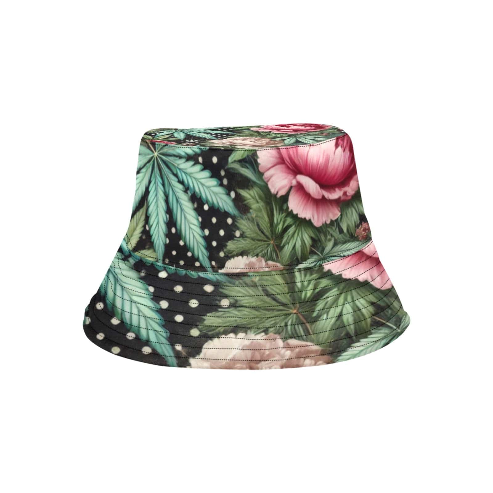 Peony & Pot Bucket Hat Summer Bucket Hat