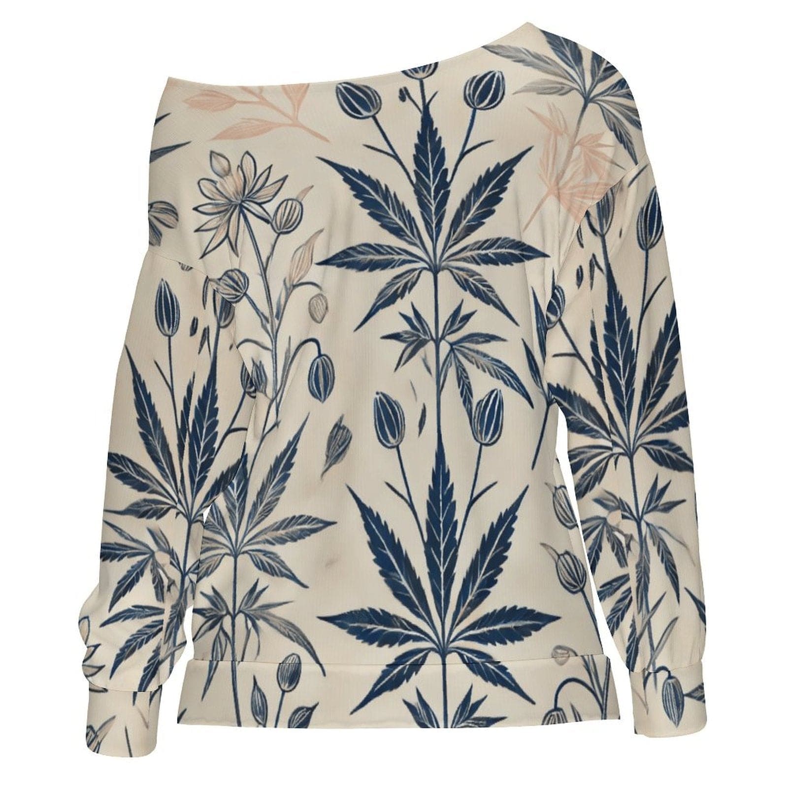 Soft Sativa Off Shoulder Sweatshirt Sweatshirt