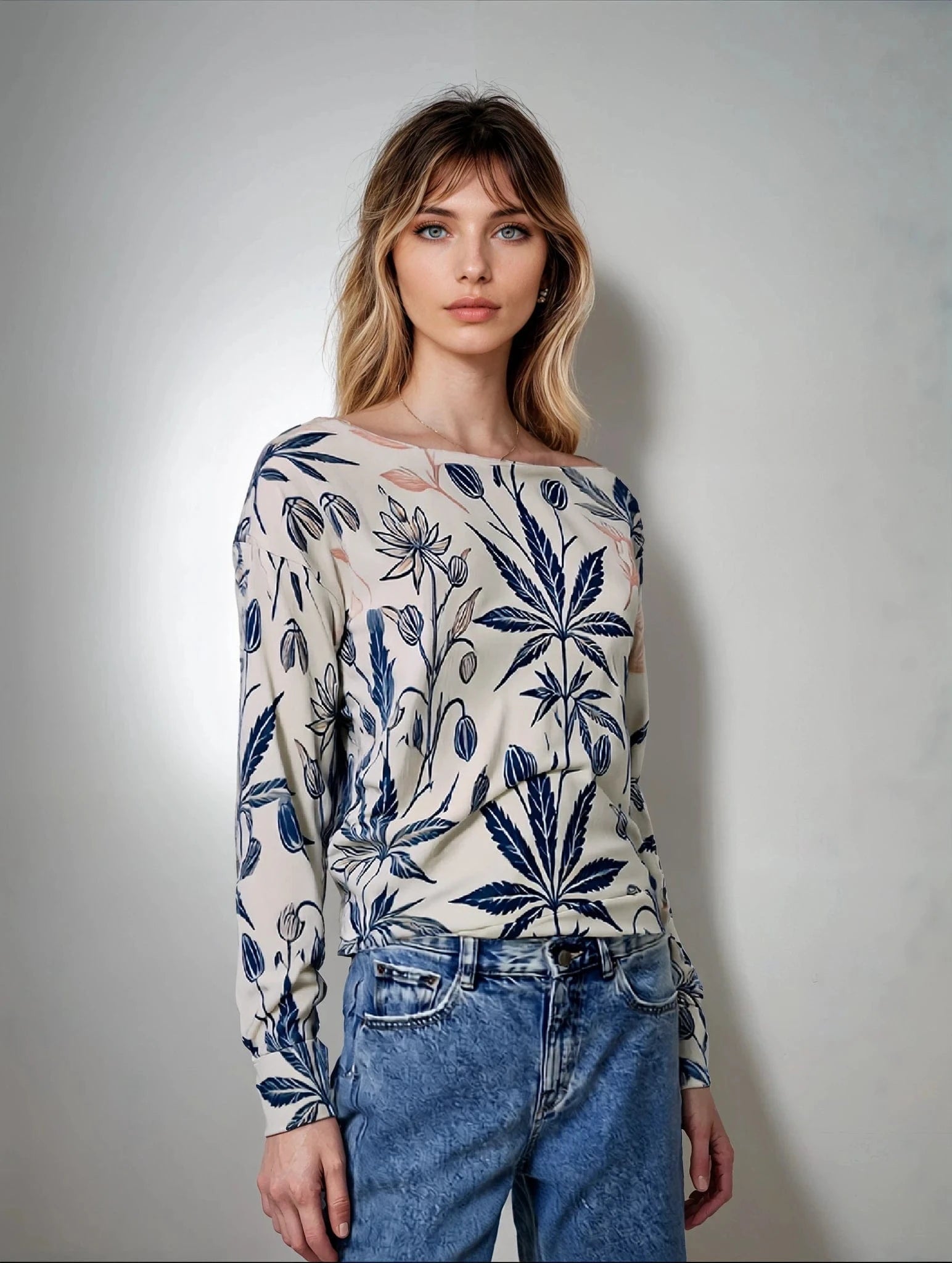 Soft Sativa Off Shoulder Sweatshirt Sweatshirt