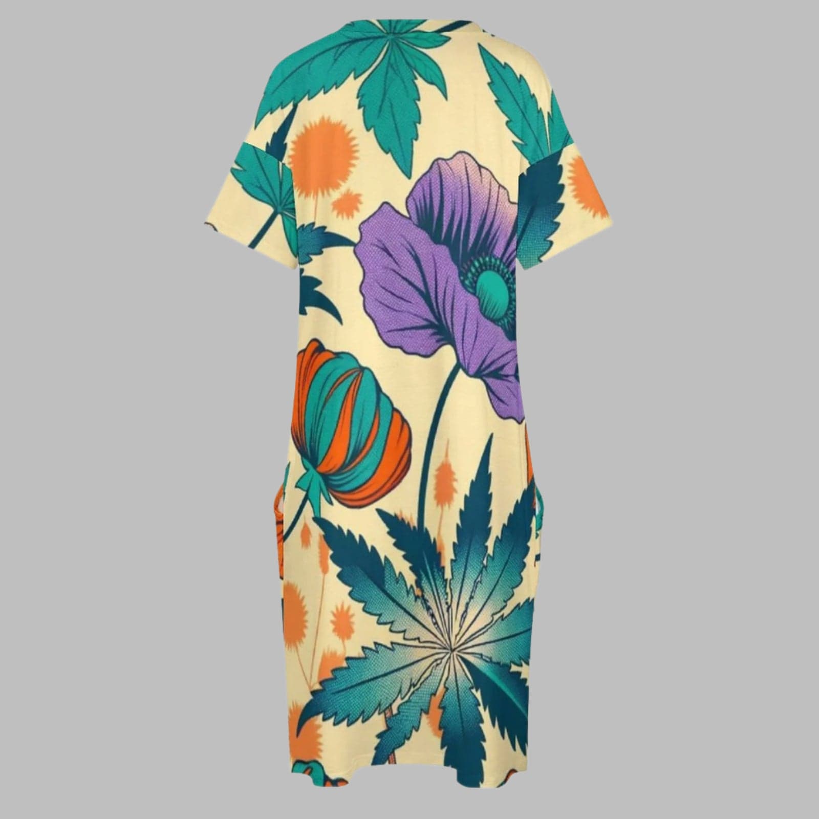 Kannabista pocket dress t shirt dress