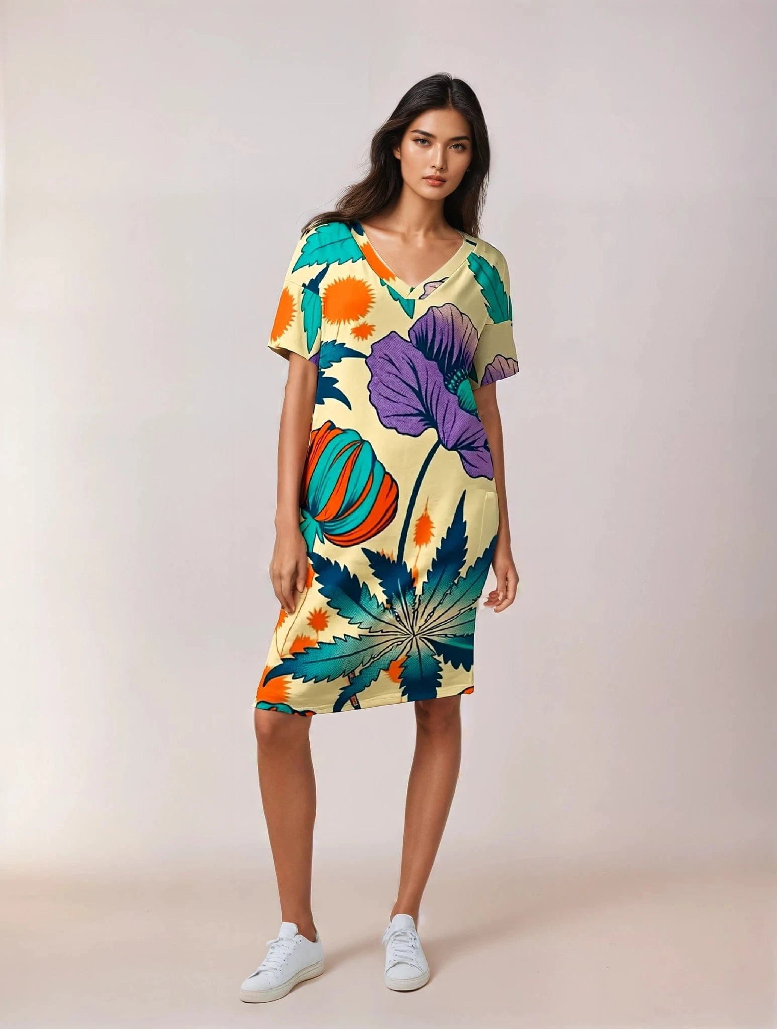 Kannabista pocket dress t shirt dress