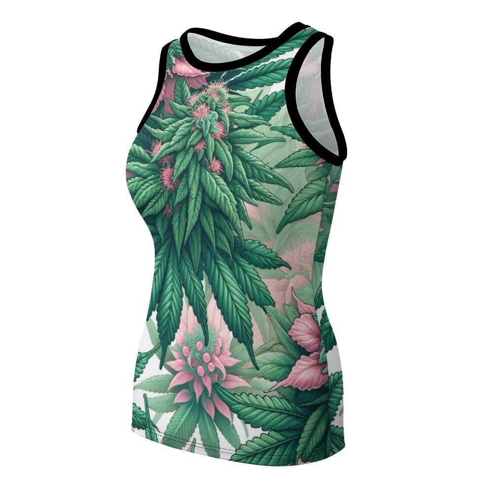 Pink Haze Tank White Tank Top