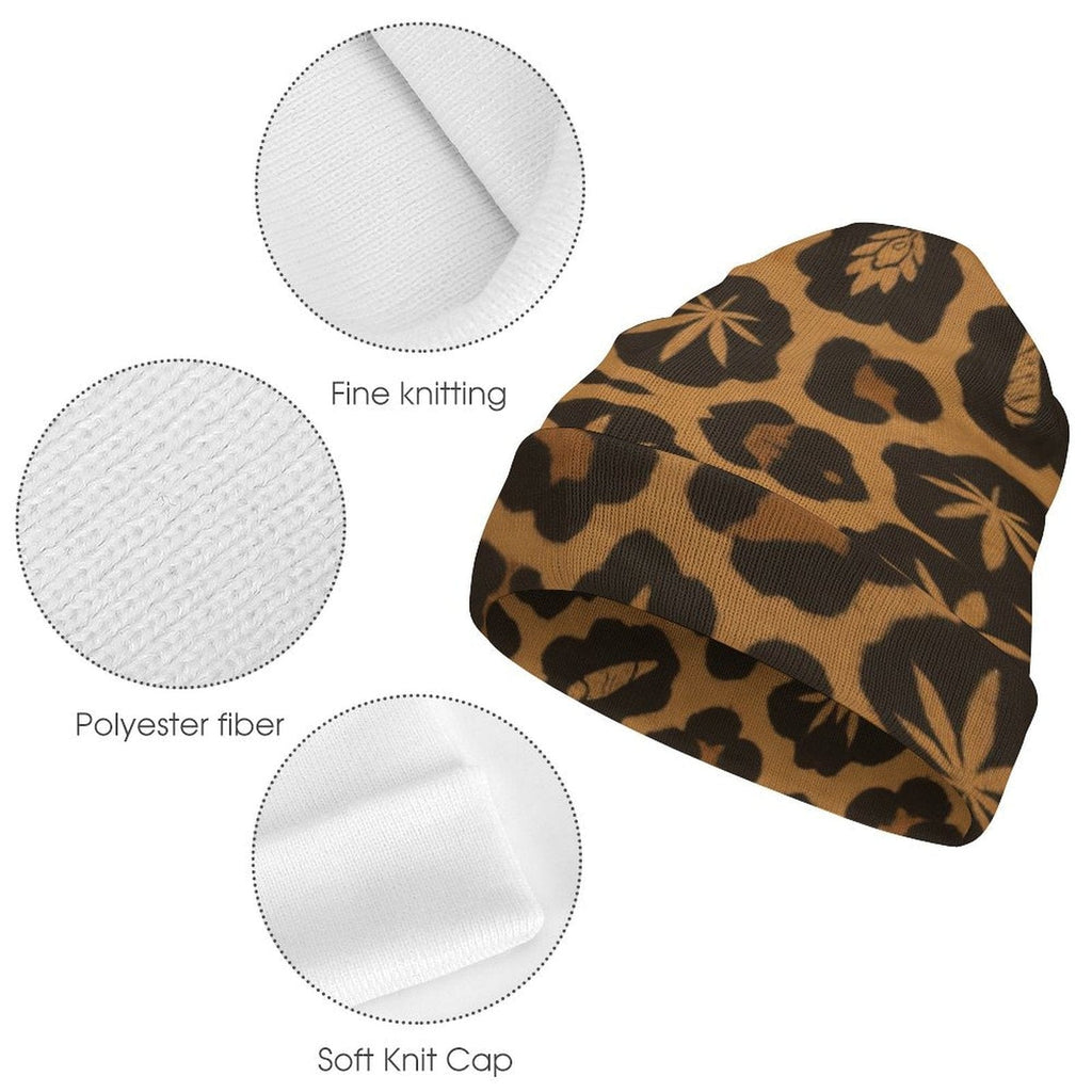 Leopard Beanie toque