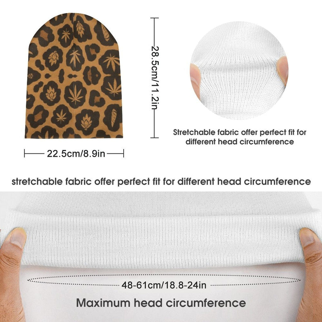 Leopard Beanie toque