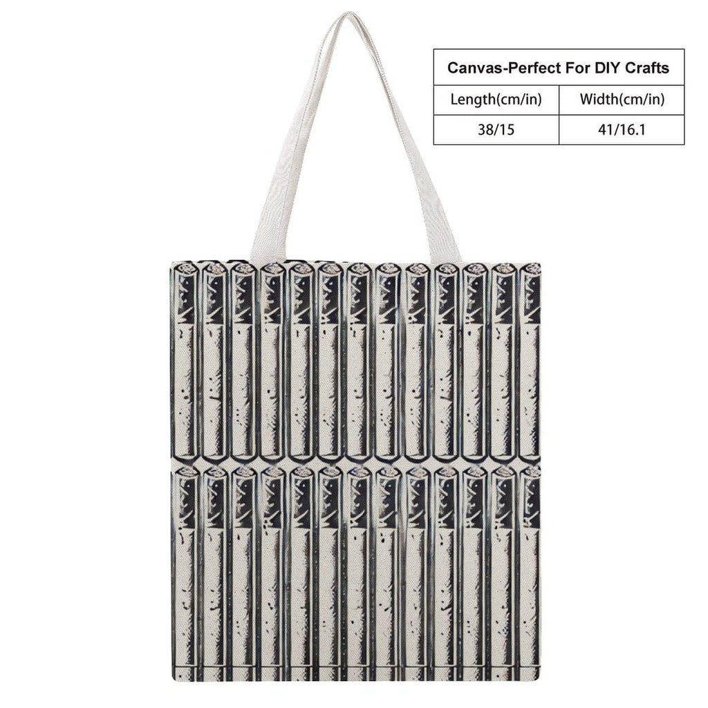 Pre-Rolled Canvas Tote Bag 💼🔥 Tote Handbags (1642)