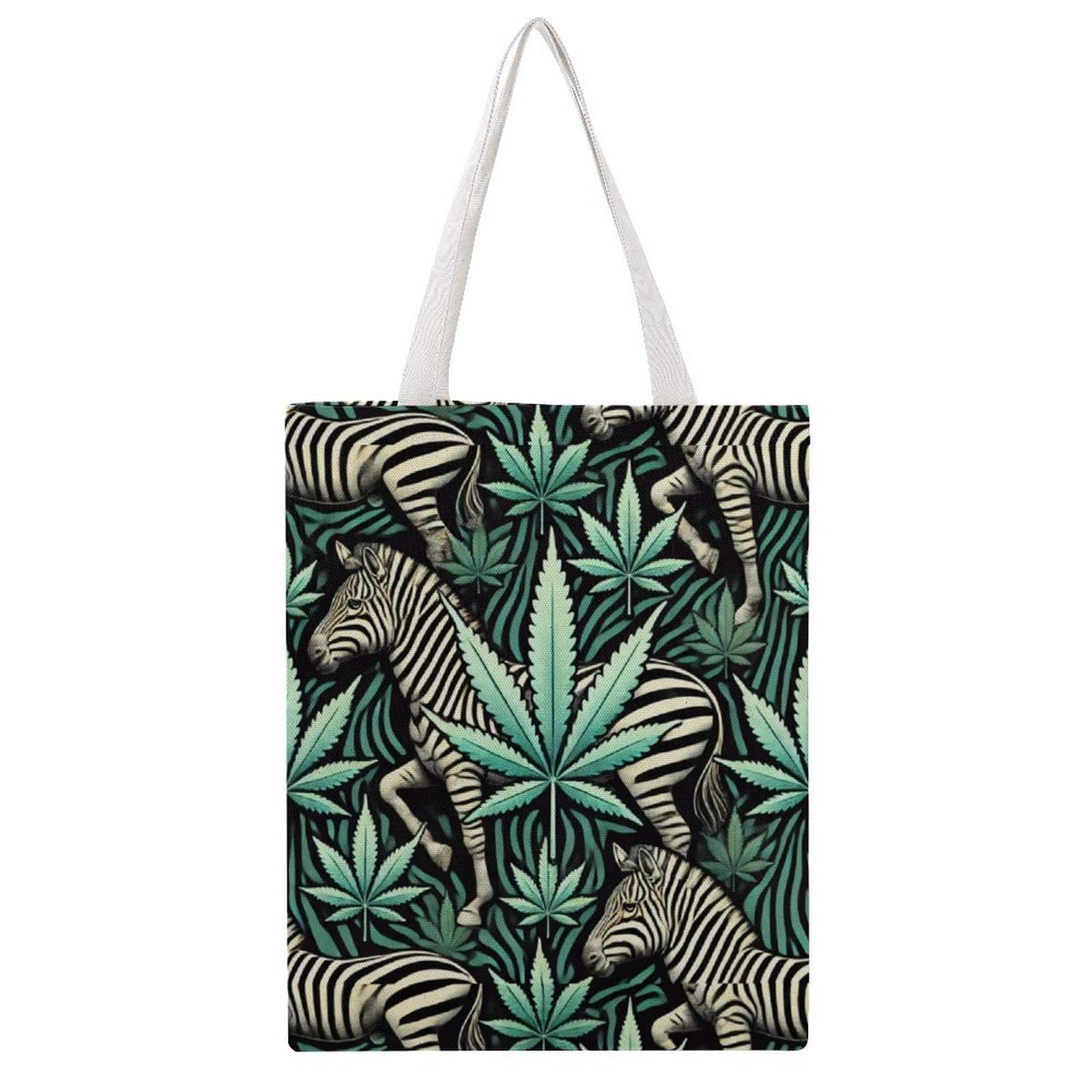 Zabra Canvas Tote 米色 38×46cm Tote Handbags (1642)