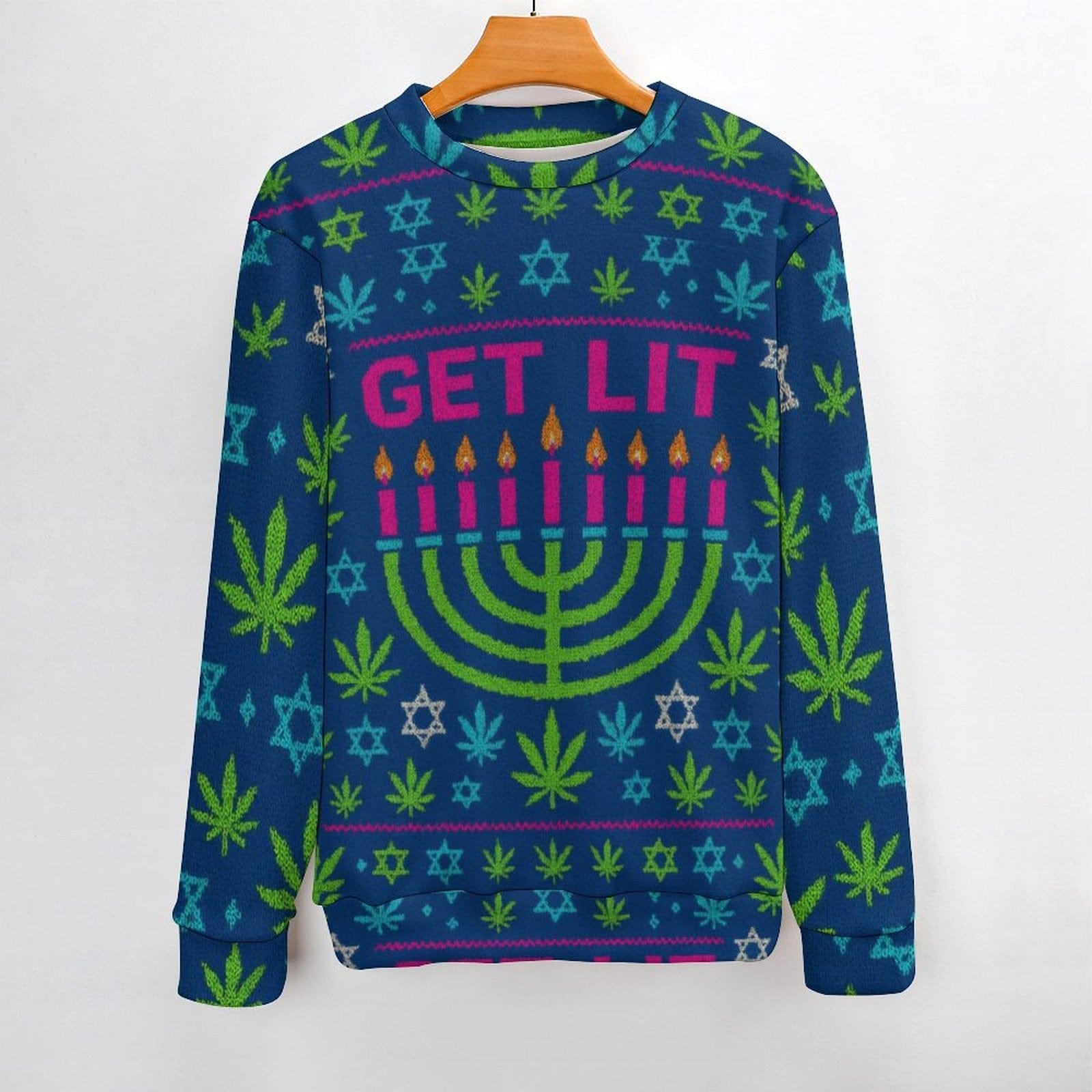 Get Lit Hannukah Sweatershirt Sweatshirt