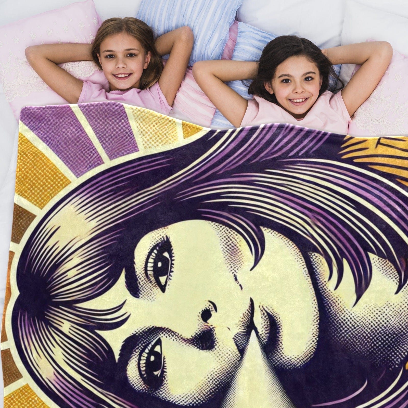Pauline Micro-Fleece Blanky Ultra-Soft Blanket 60"x50"