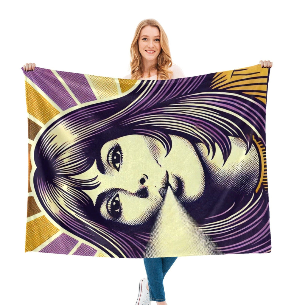 Pauline Micro-Fleece Blanky Ultra-Soft Blanket 60"x50"