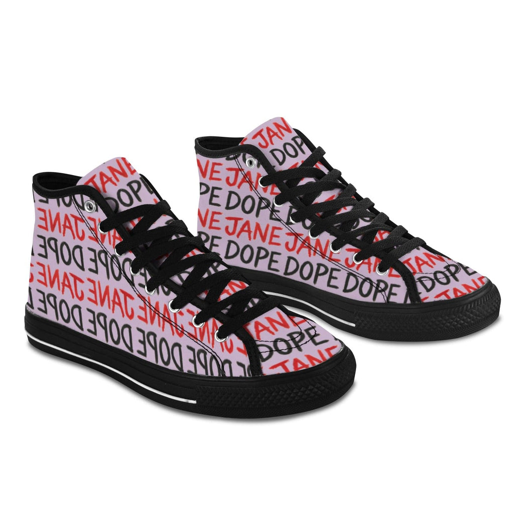 Dope N Lipstick Vancouver High Top Sneaker Vancouver H Women's Canvas Shoes (1013-1)