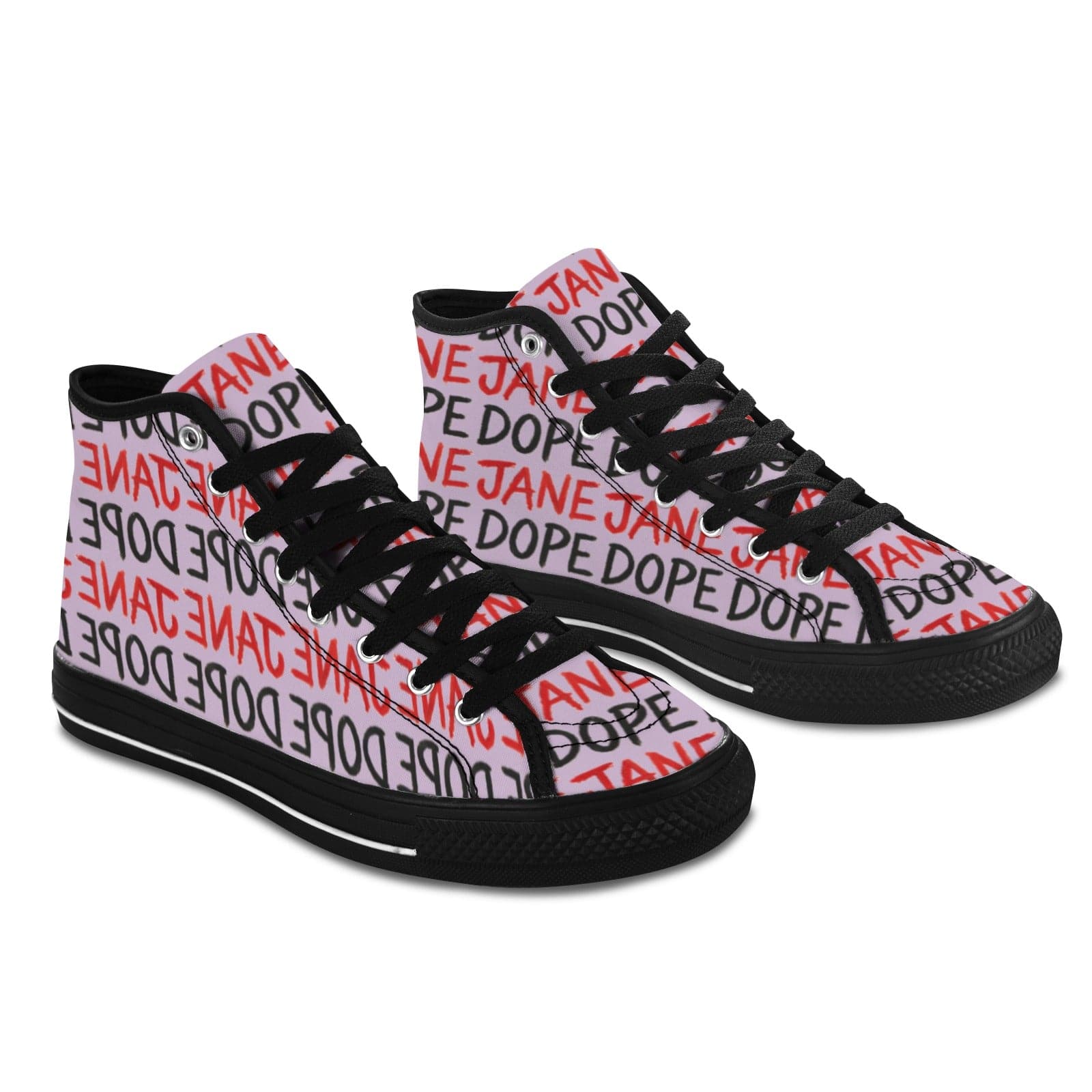 Dope N Lipstick Vancouver High Top Sneaker Vancouver H Women's Canvas Shoes (1013-1)
