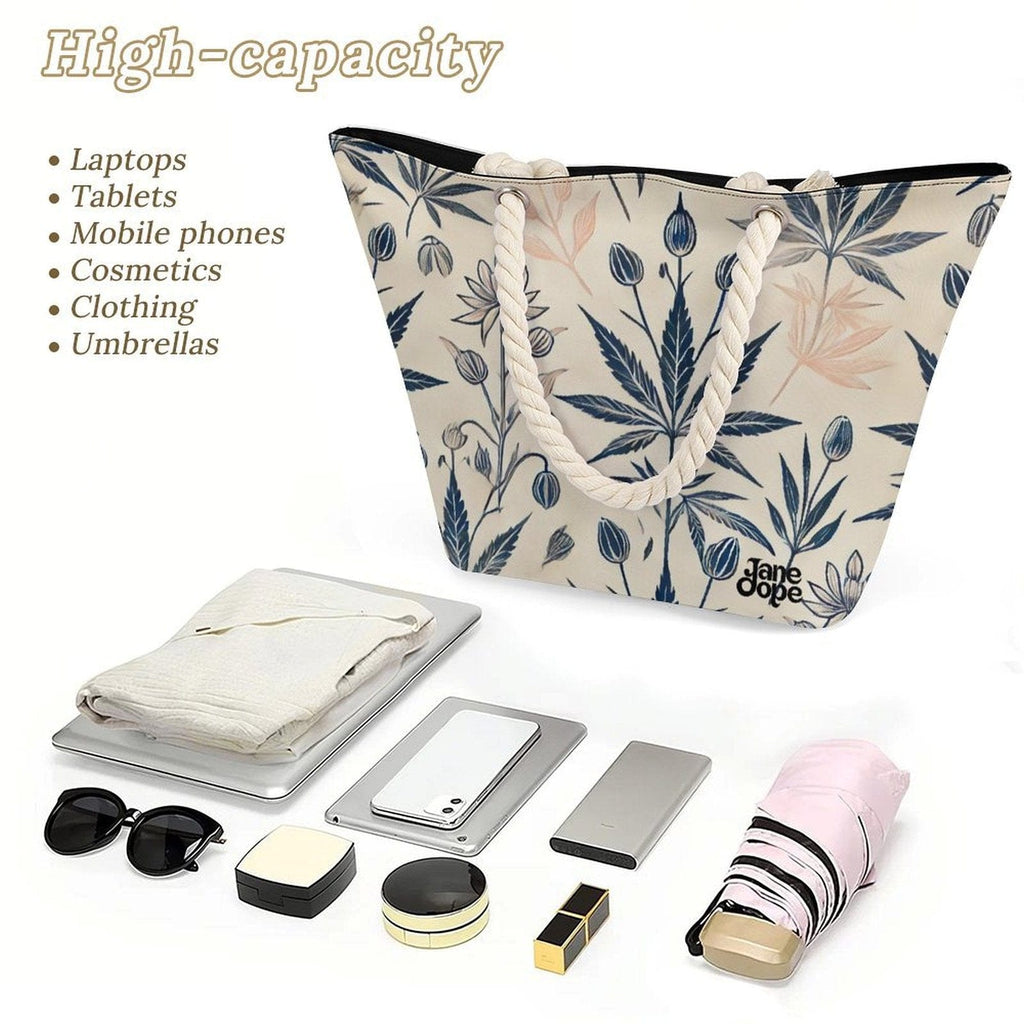 Soft Sativa Hemp rope tote bag