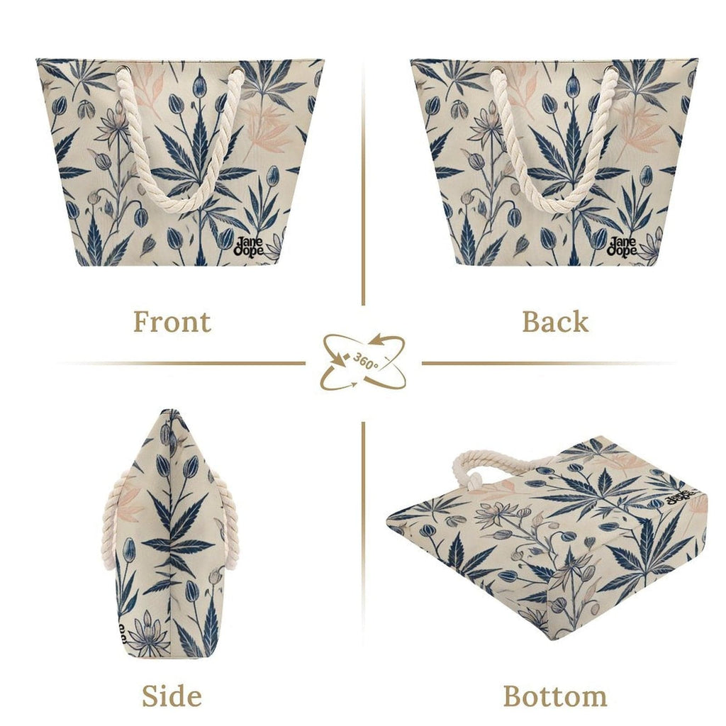 Soft Sativa Hemp rope tote bag