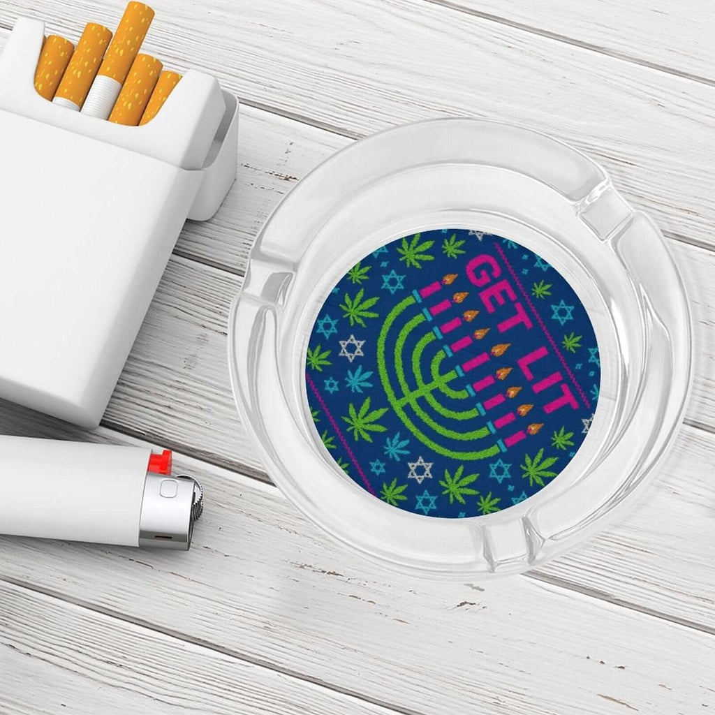 Get LIT Glass Ashtray