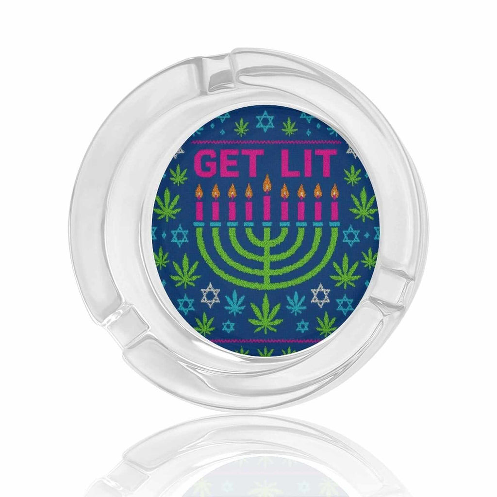 Get LIT Glass Ashtray