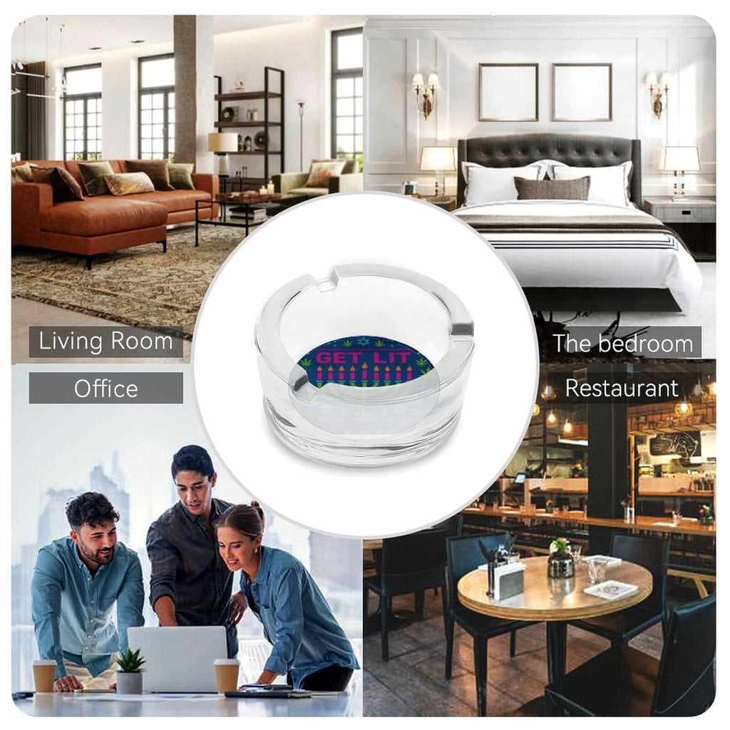 Get LIT Glass Ashtray