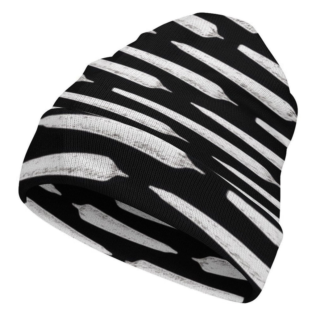 Pre Rolled Beanie white One size