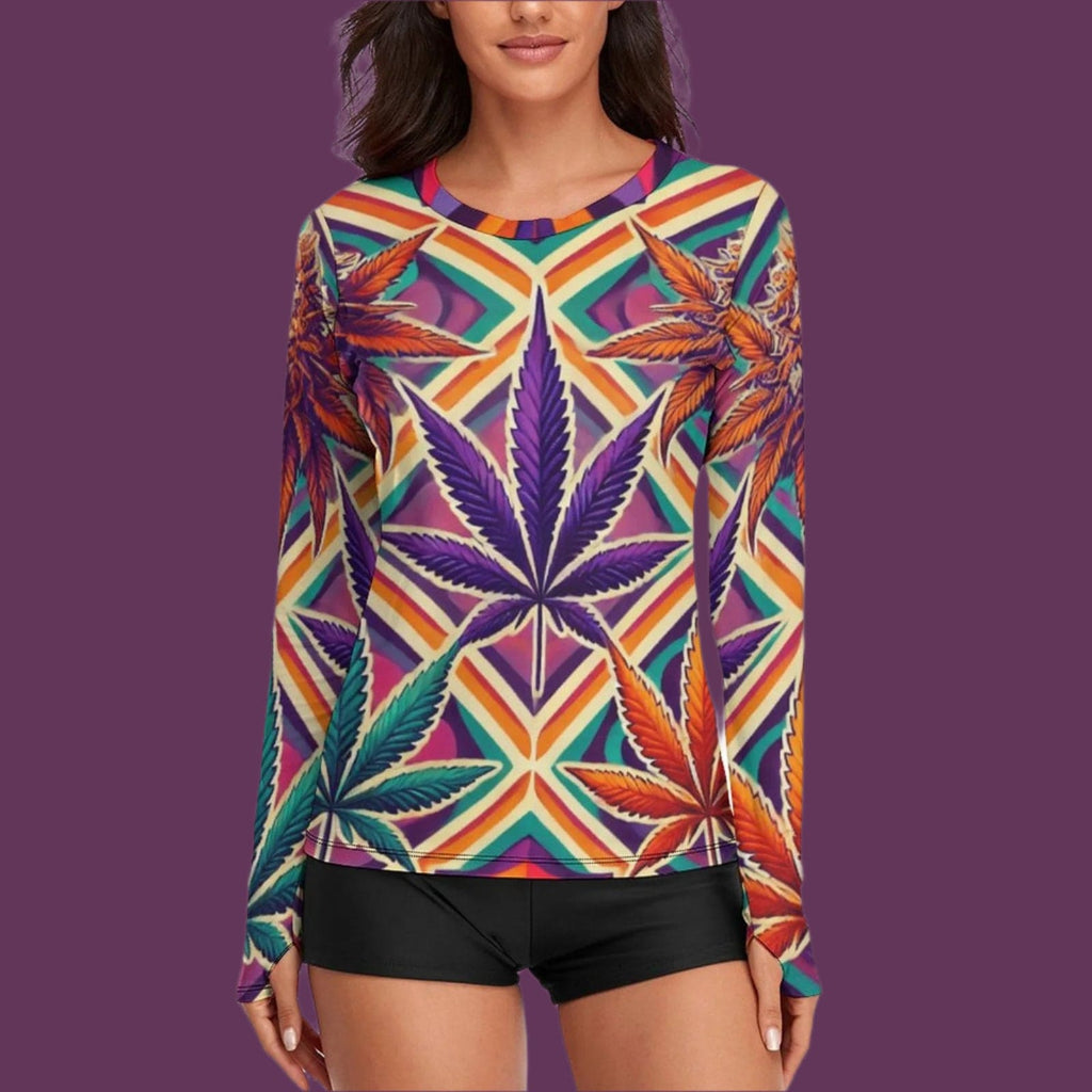 High Vibes Long Sleeve UV shirt White