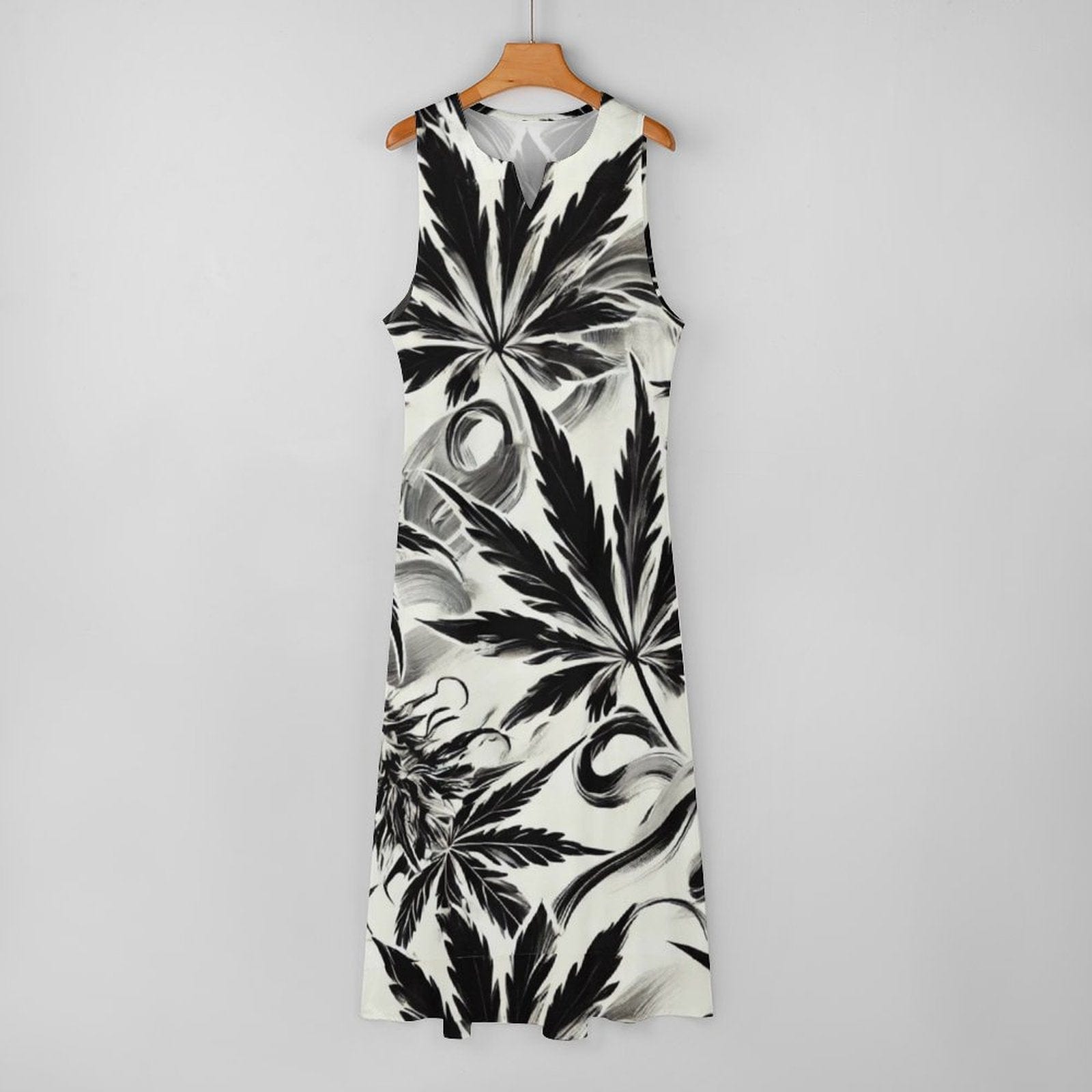 White Widow Pocket Long Dress