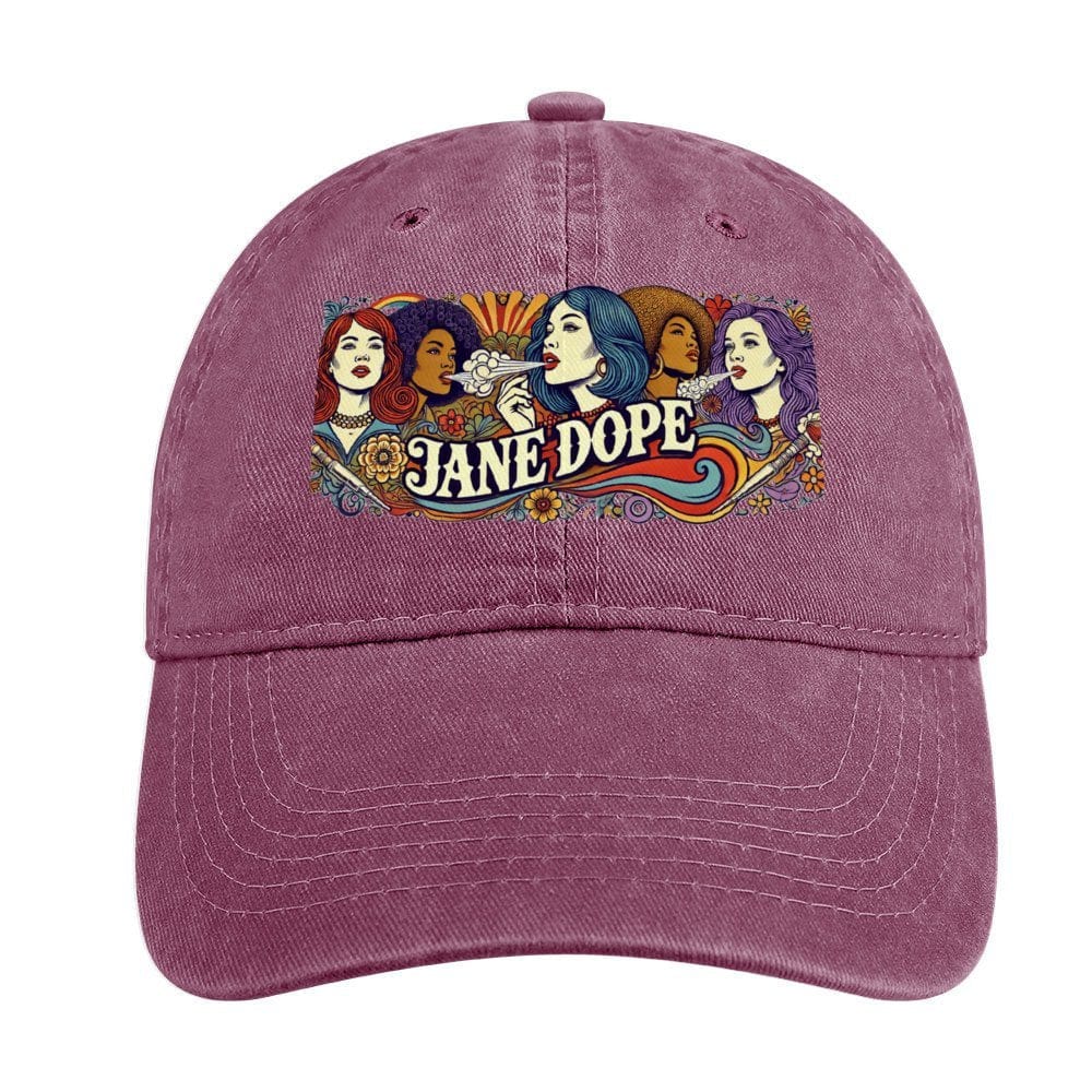 Jane Dope Squad Cap Wine red One size
