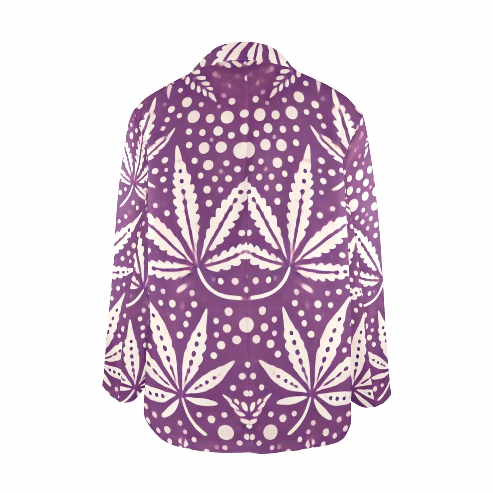 Purps Boss Blazer Women's All Over Print Blazer (H64)