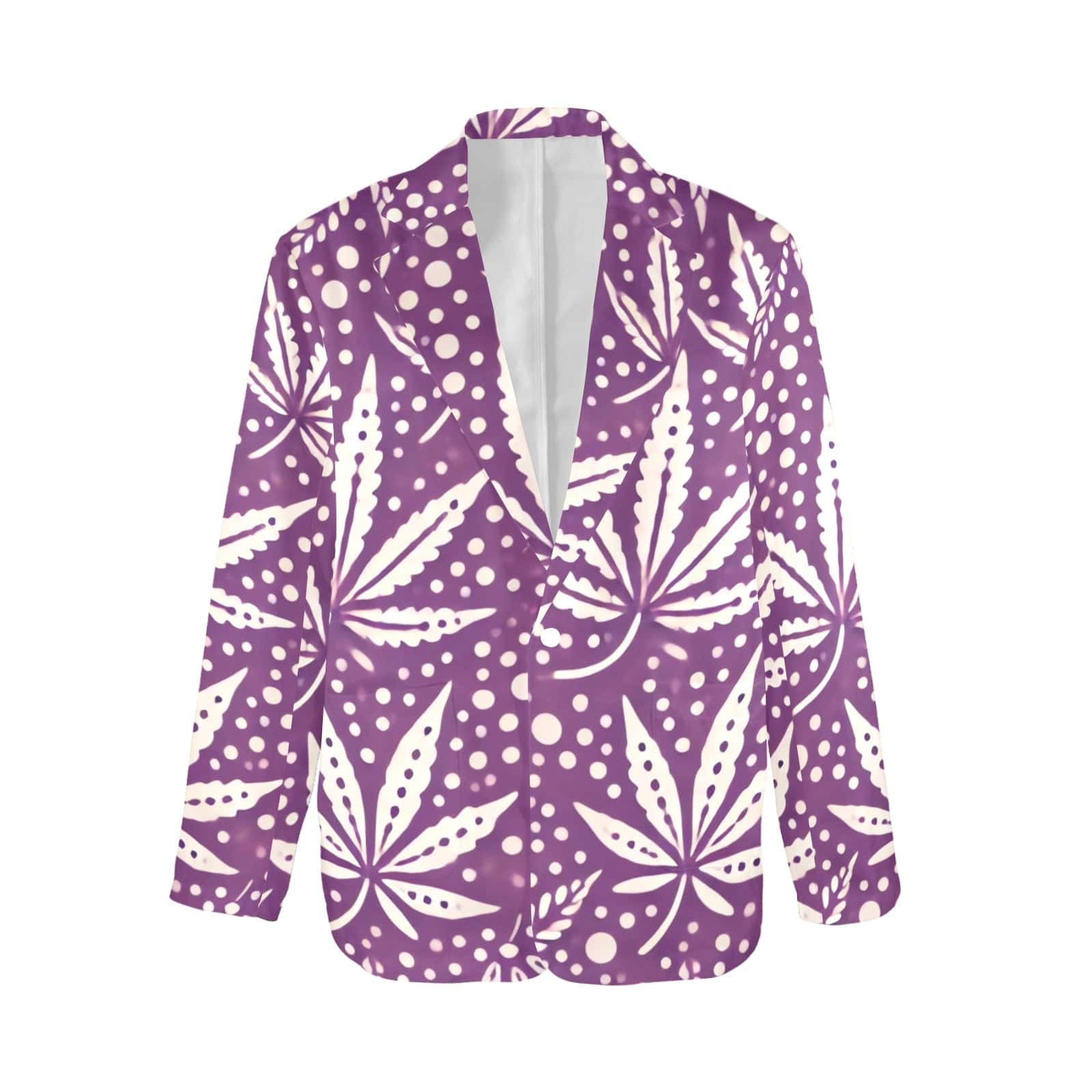 Purps Boss Blazer Women's All Over Print Blazer (H64)
