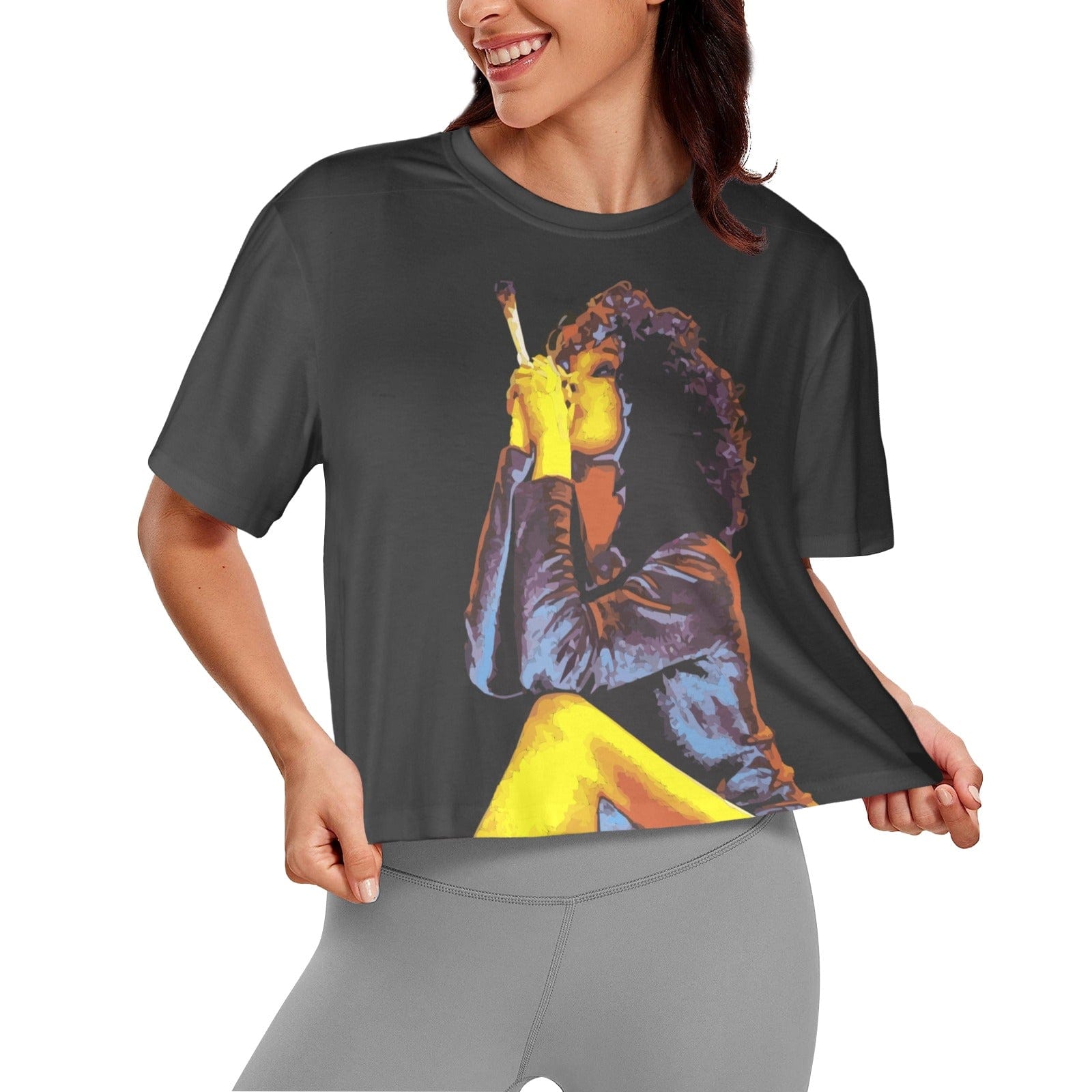 Hotbox Goddess Crop Top 2XL Women's Cropped T-shirt (T80)