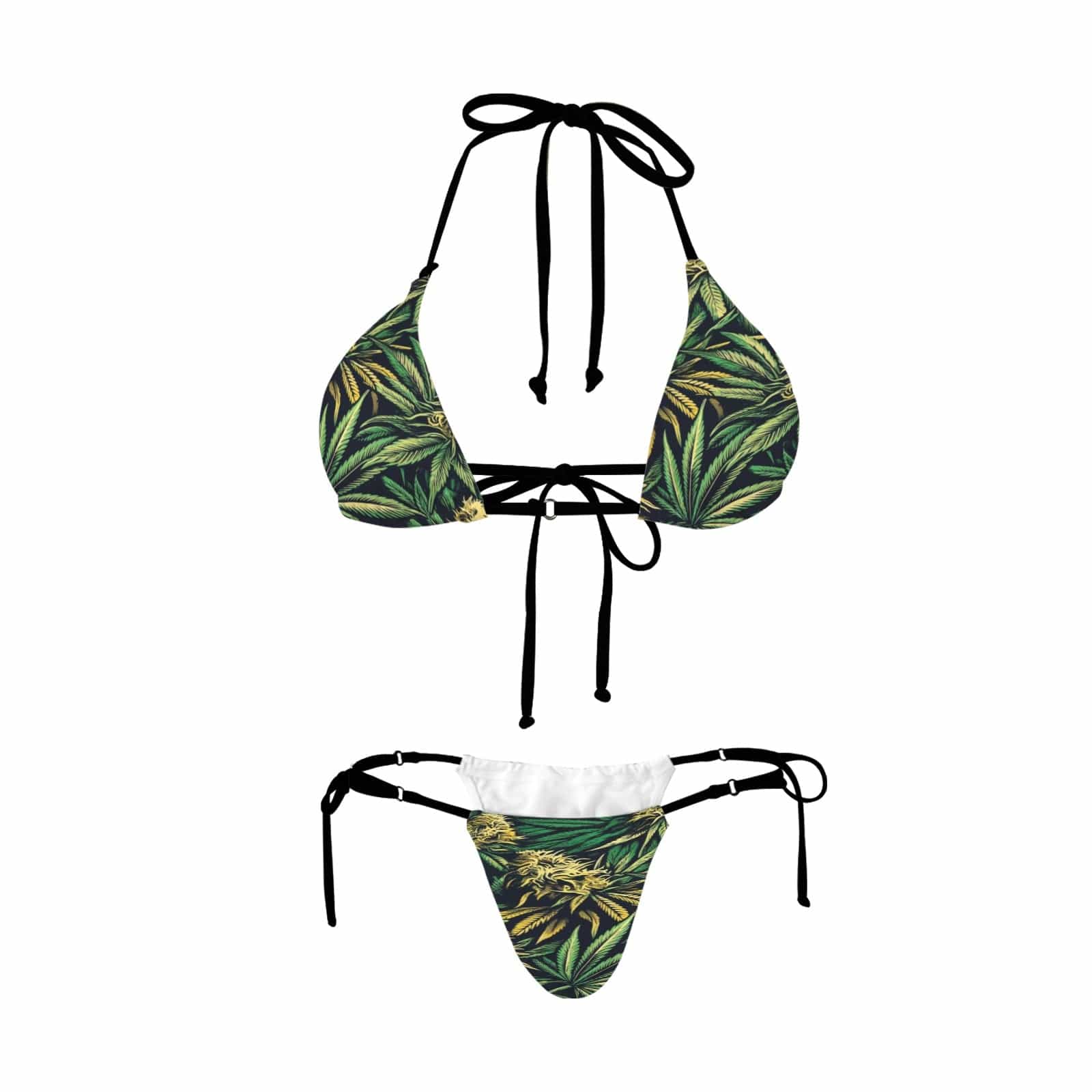 Big Buds String Bikini Set Women's Halter String Bikini Set