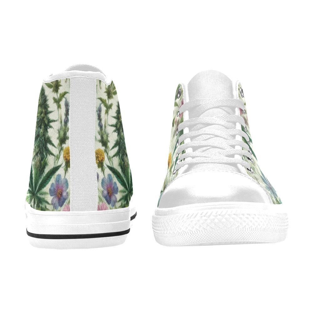 HER.B Garden High Tops Women's High Top Canvas Shoes (017)