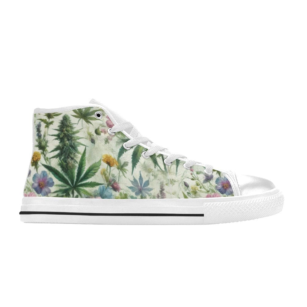 HER.B Garden High Tops Women's High Top Canvas Shoes (017)