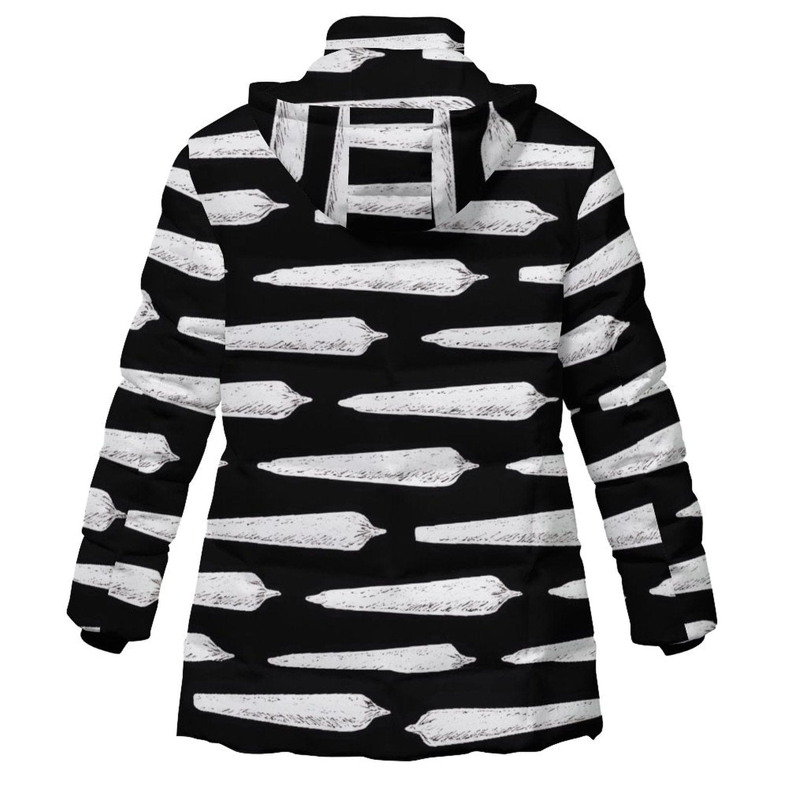 Pre Rolled Hooded Puffer Coat winter jacket