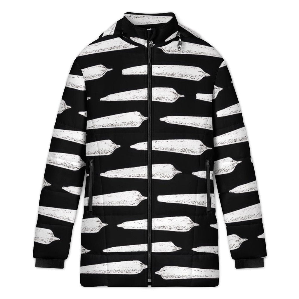 Pre Rolled Hooded Puffer Coat winter jacket