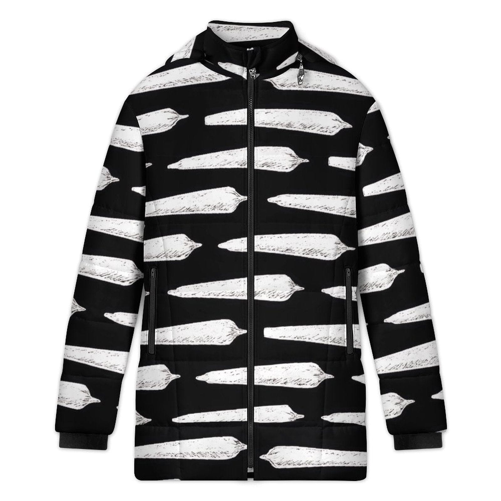 Pre Rolled Hooded Puffer Coat winter jacket