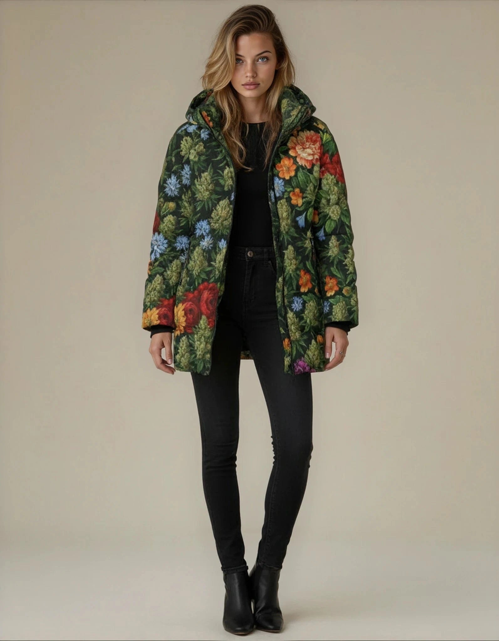 Bloom Hooded Puffer Coat winter jacket