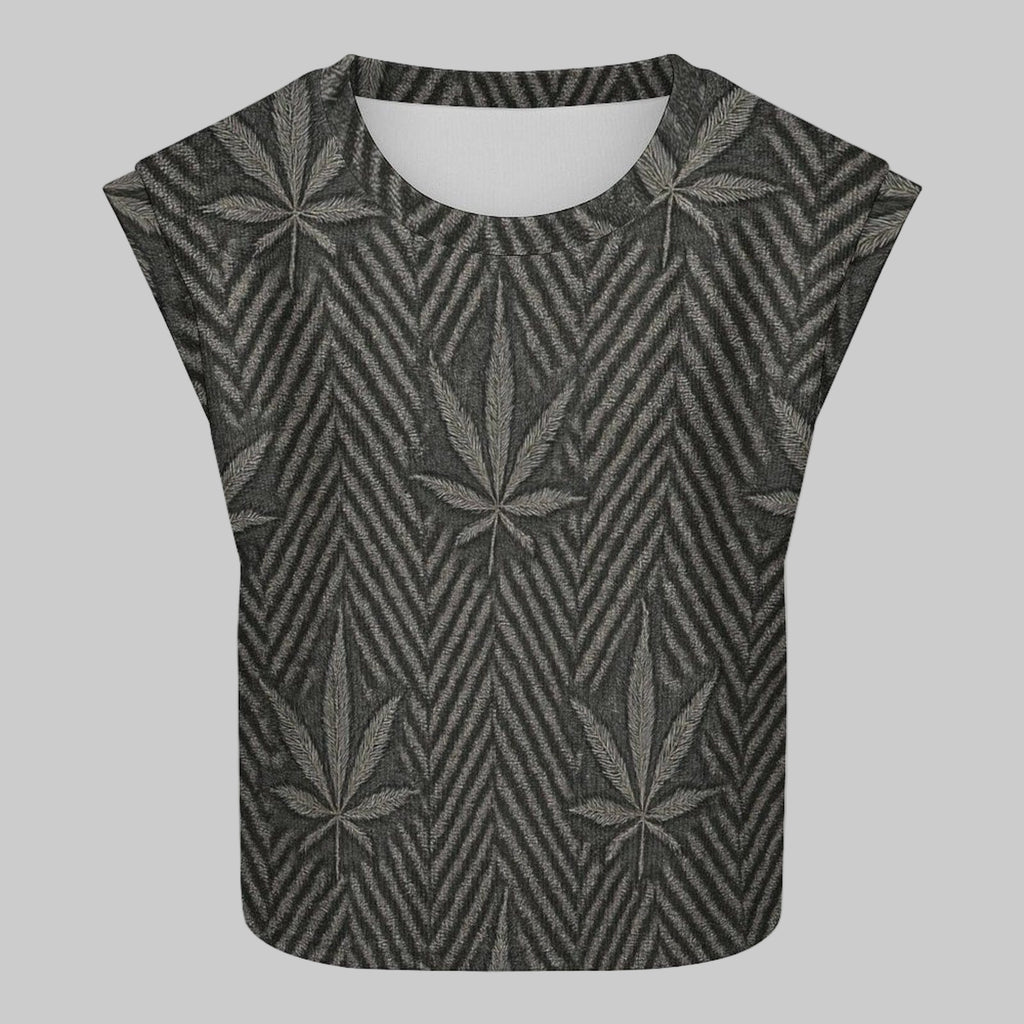 Herbingbone Knit vibe Tank vest