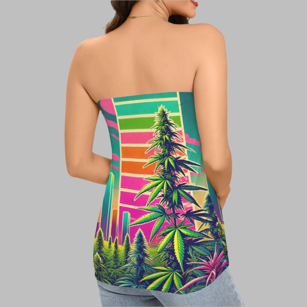 NEON LAMBO Tube Top Women's Long Tube Top (T84)