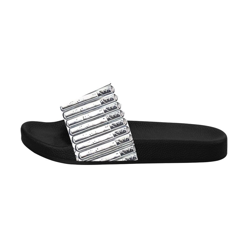 Pre-Rolled Slides 💨🖤 Women's Slide Sandals (057)