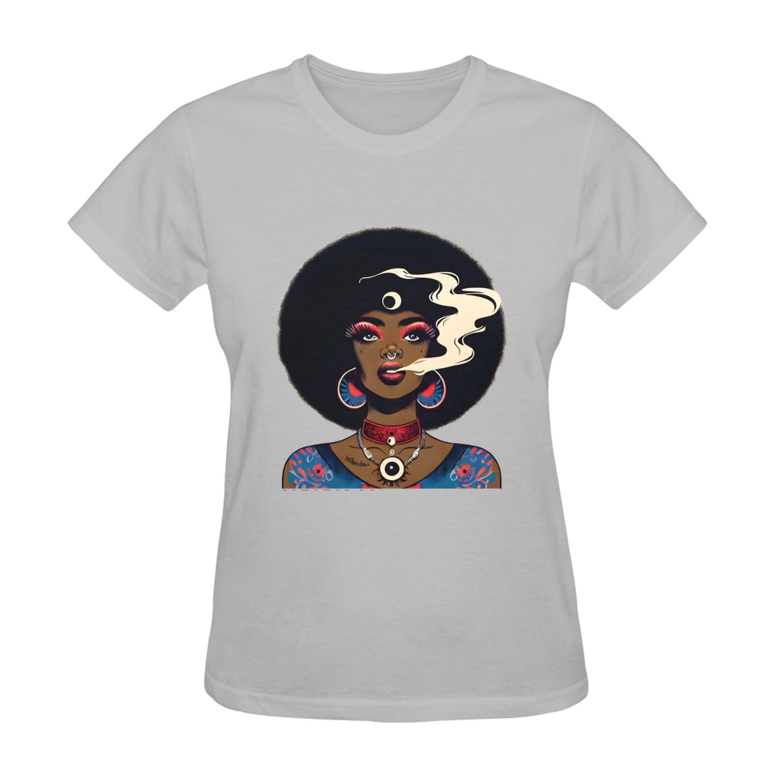 Au Natural Dope T grey women's T shirt