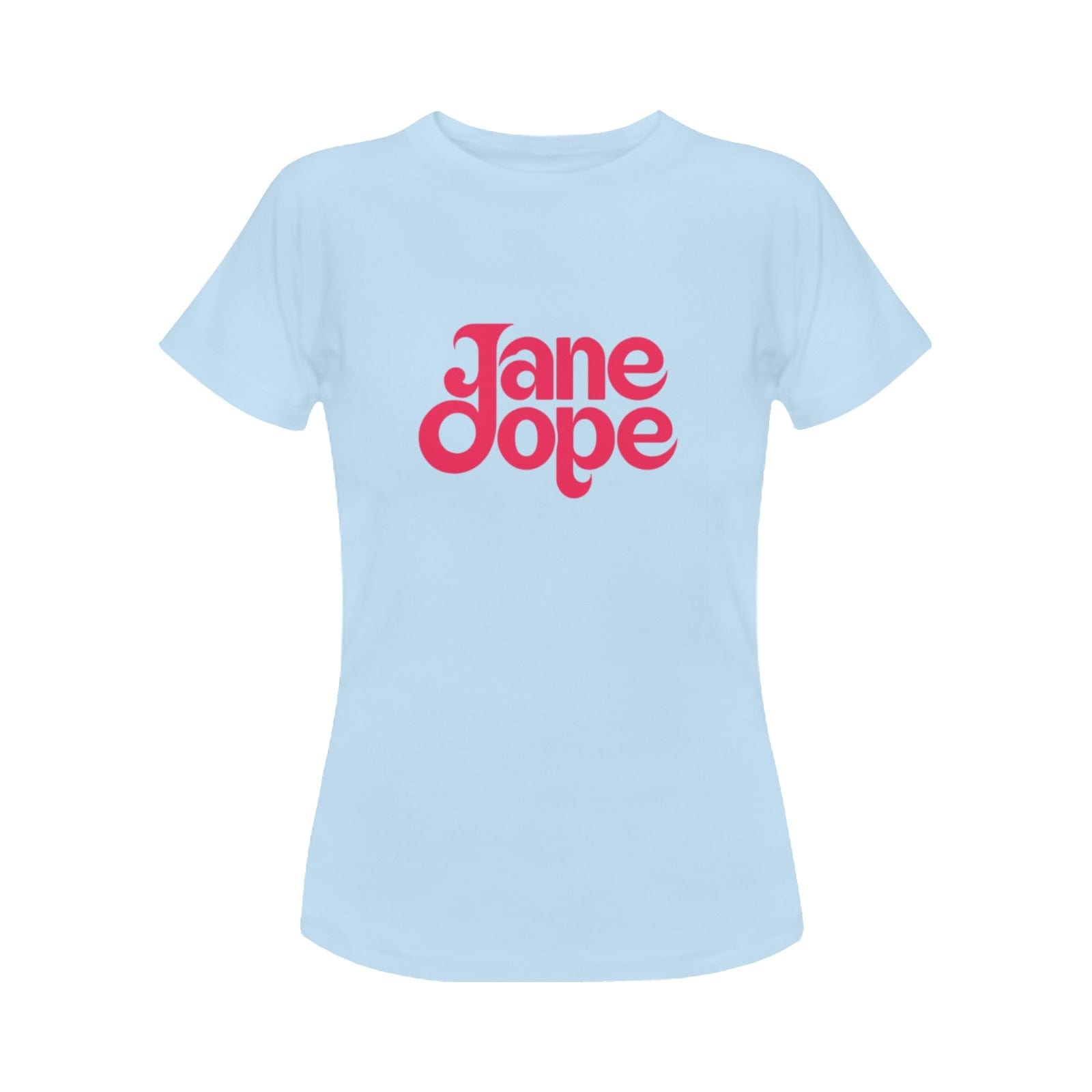 Classic Women's Jane Dope T Jane DopeClassic Women's T - baby blue Women's Classic T-Shirt (Model T17） women's T shirt