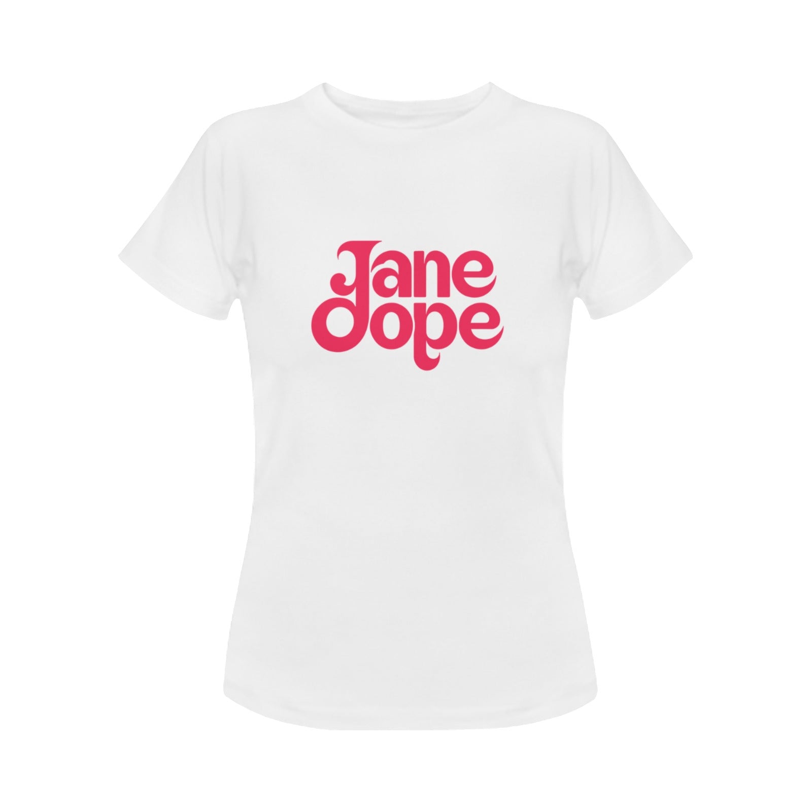 Classic Women's Jane Dope T Jane DopeClassic Women's T - White Women's Classic T-Shirt (Model T17） women's T shirt
