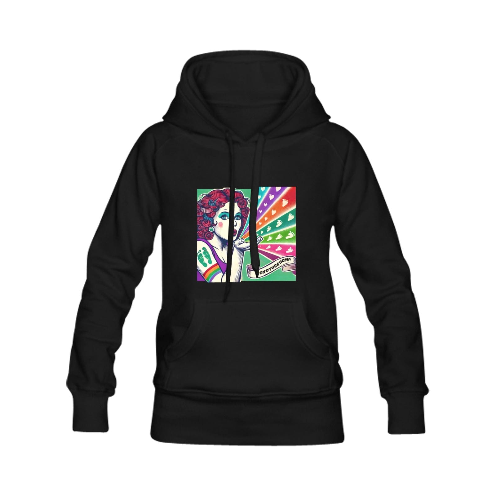 Canadian Stoner Girl Hoodie Canadian Stoner Girl Hoodie - Black Men's Classic Hoodie (Remake) (Model H10)