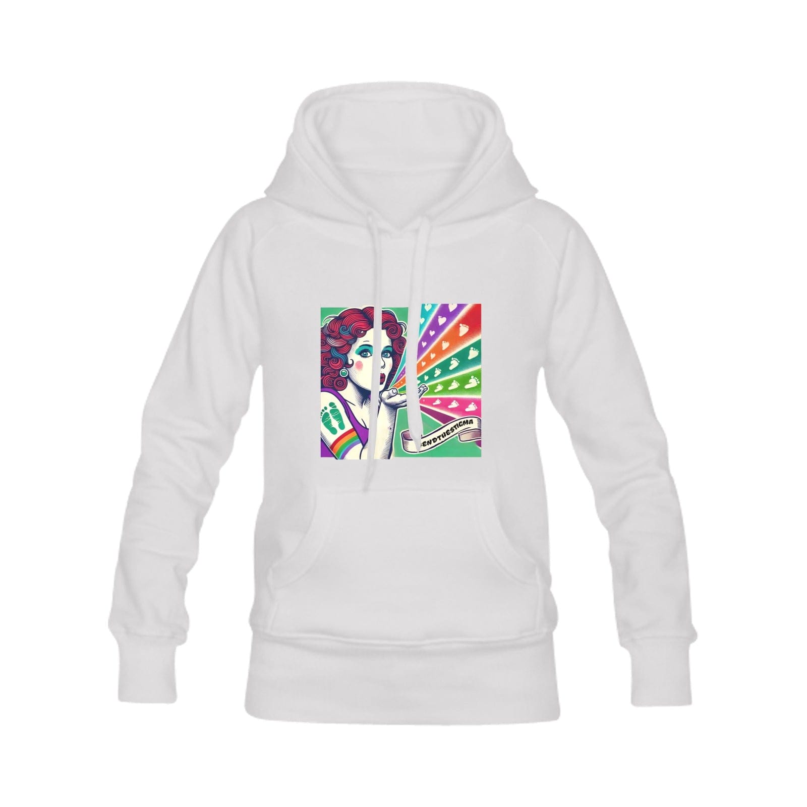 Canadian Stoner Girl Hoodie Canadian Stoner Girl Hoodie - Gray Men's Classic Hoodie (Remake) (Model H10)