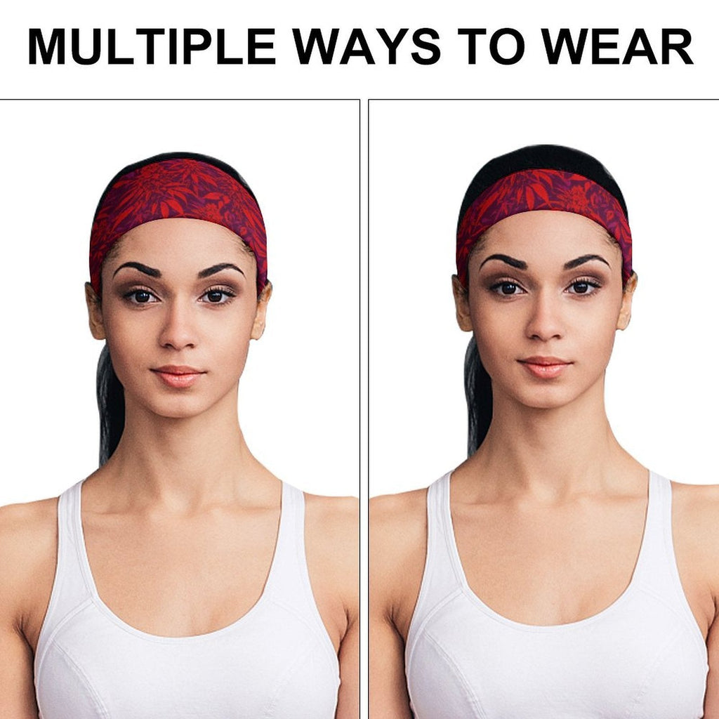 Dope Athletic Headband — flat lay top-down
