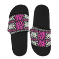 Jane Dope DANK! graphic print velcro strap slide sandal, product shot